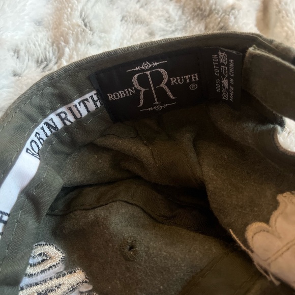 Robin Ruth Olive Green Cap - Picture 3 of 3